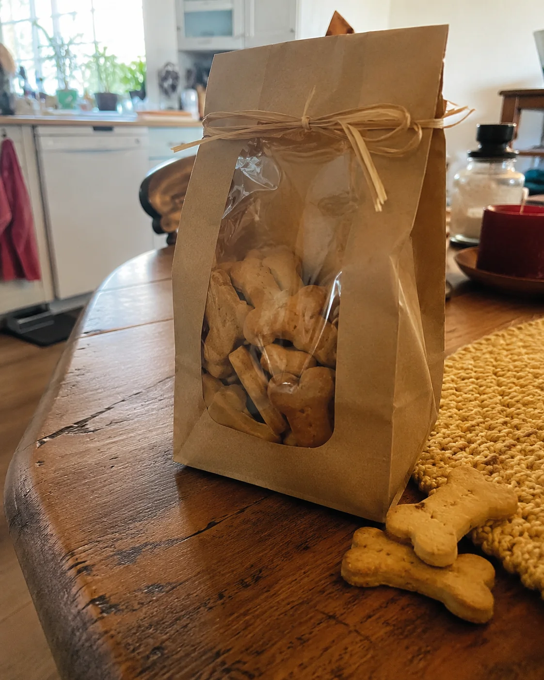 Golosinas caseras para perros